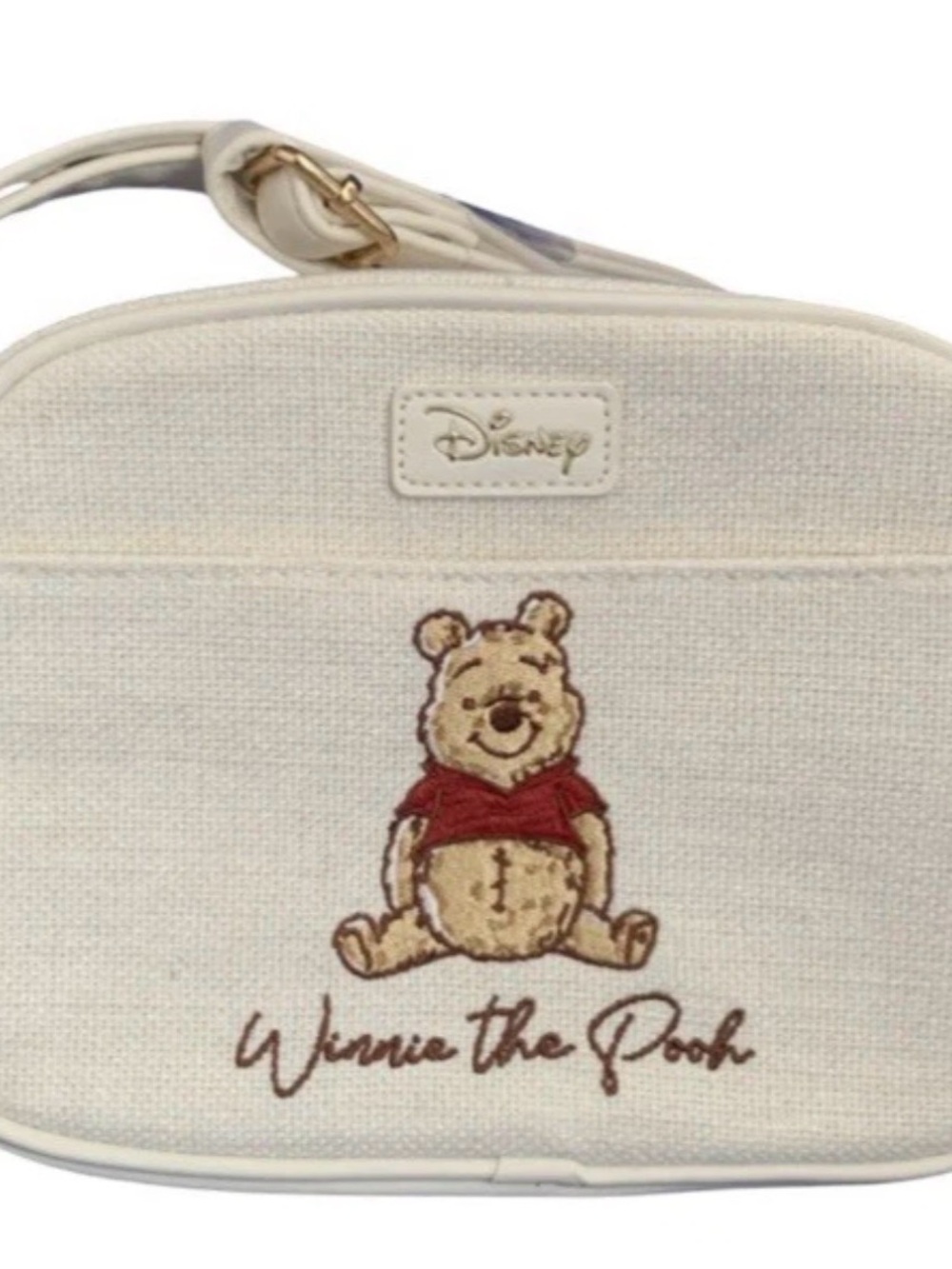 Primark Cream Winnie the Pooh Embroidered Crossbody Bag